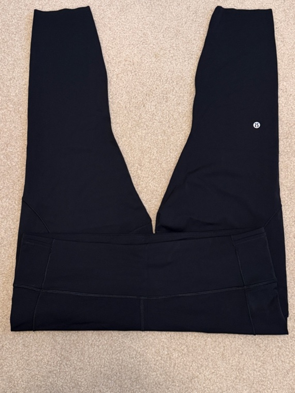 lululemon athletica Black Leggings with Logo